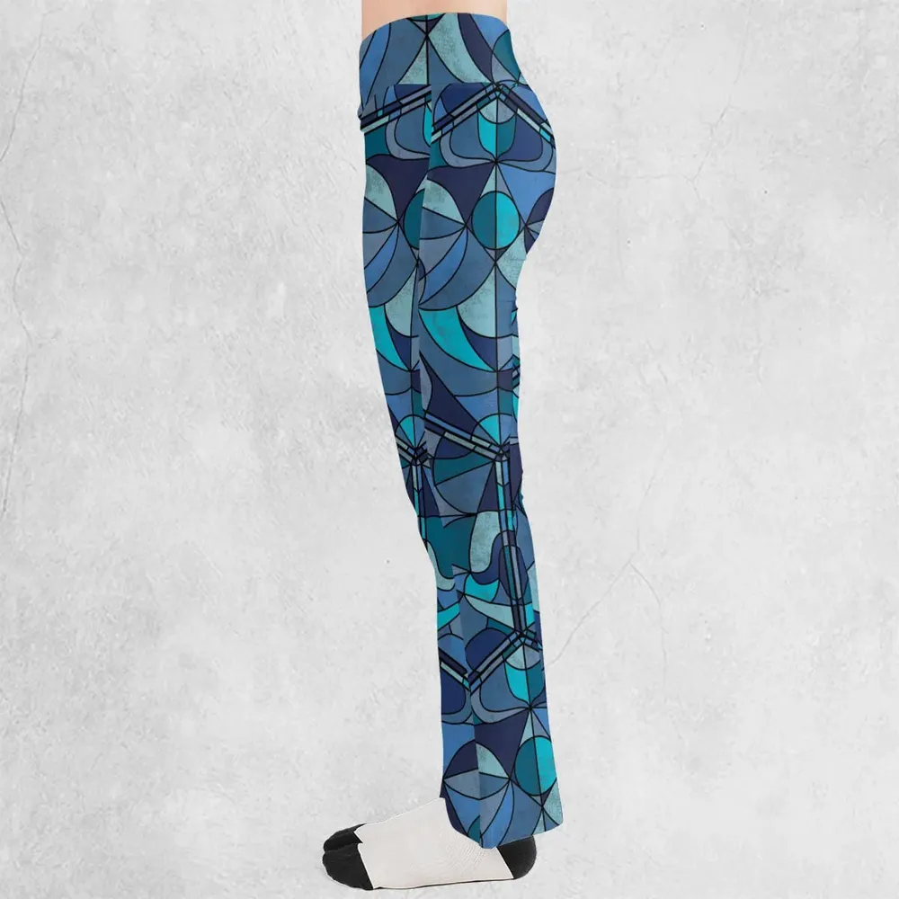 Stained Glass Monster RPG Flare Leggings - 3