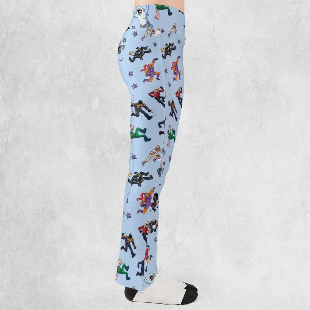 The Suicide Squad Pattern Flare Leggings - 2