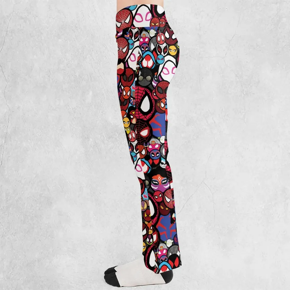 Spide-Mania Spider-Verse Flare Leggings - 3