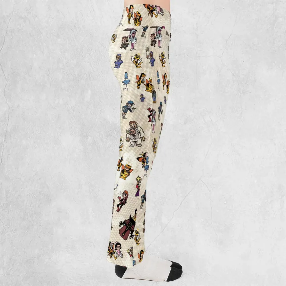 V Is For Venture The Venture Bros Villains Flare Leggings - 2