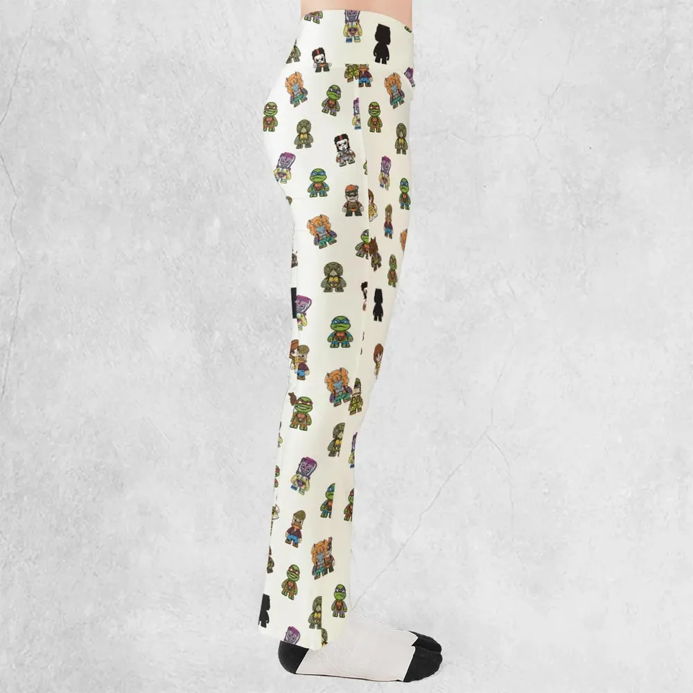 Teenage Mutant Ninja Turtles in Kidrobot style Flare Leggings - 2