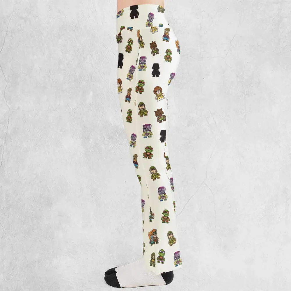 Teenage Mutant Ninja Turtles in Kidrobot style Flare Leggings - 3