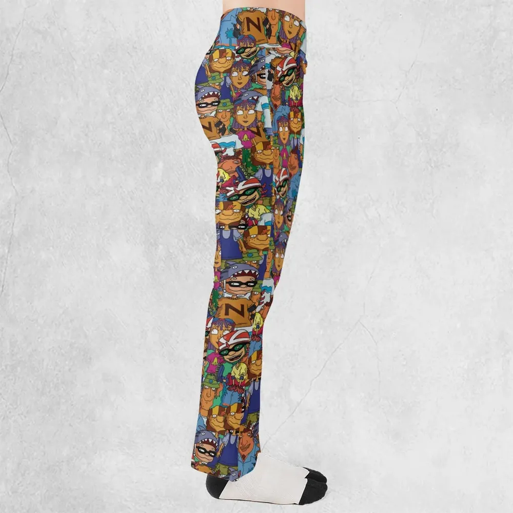 Rocket Power Characters Flare Leggings - 2
