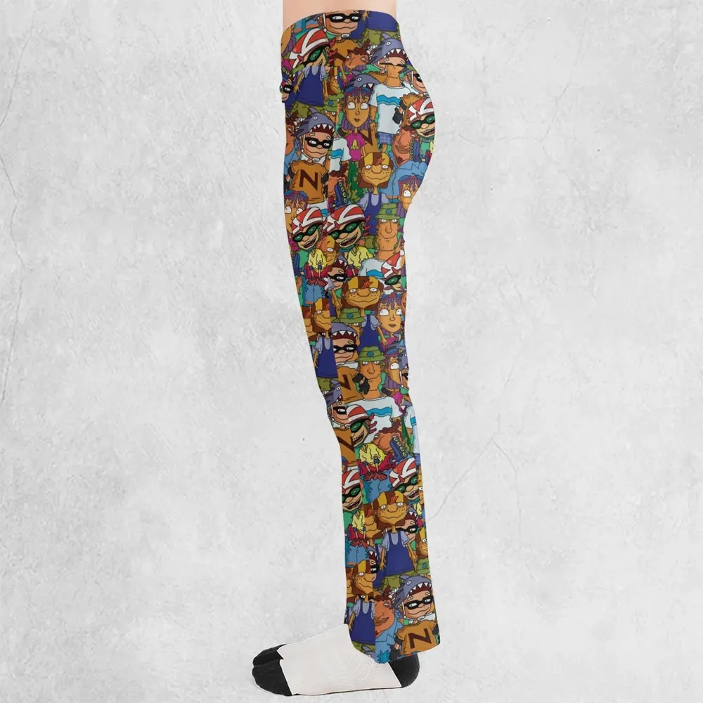 Rocket Power Characters Flare Leggings - 3