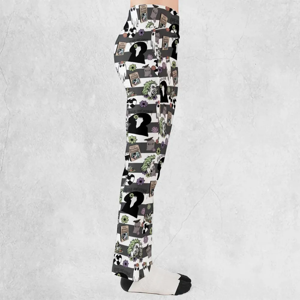 It's Showtime Halloween Beetlejuice Flare Leggings - 2