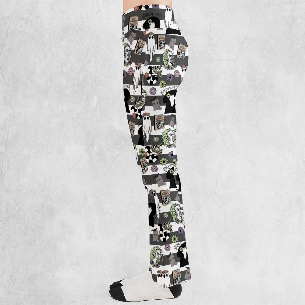 It's Showtime Halloween Beetlejuice Flare Leggings - 3