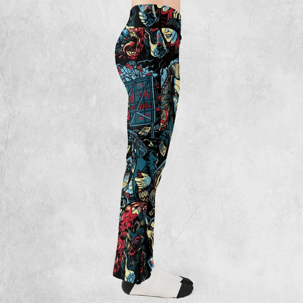 The Lost Boys Eighties Vampire Horror Flare Leggings - 2