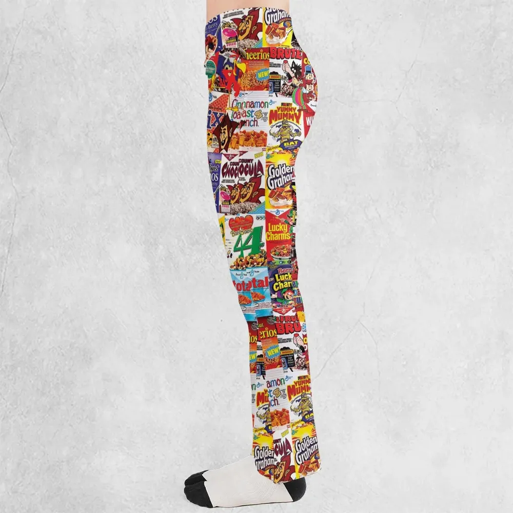 Popular Cereal Boxes Flare Leggings - 3