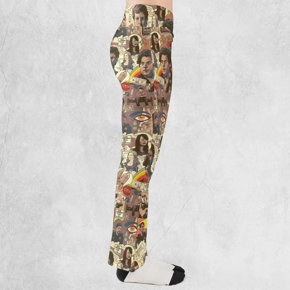 Retro Art Buddies Superbad Flare Leggings - 2
