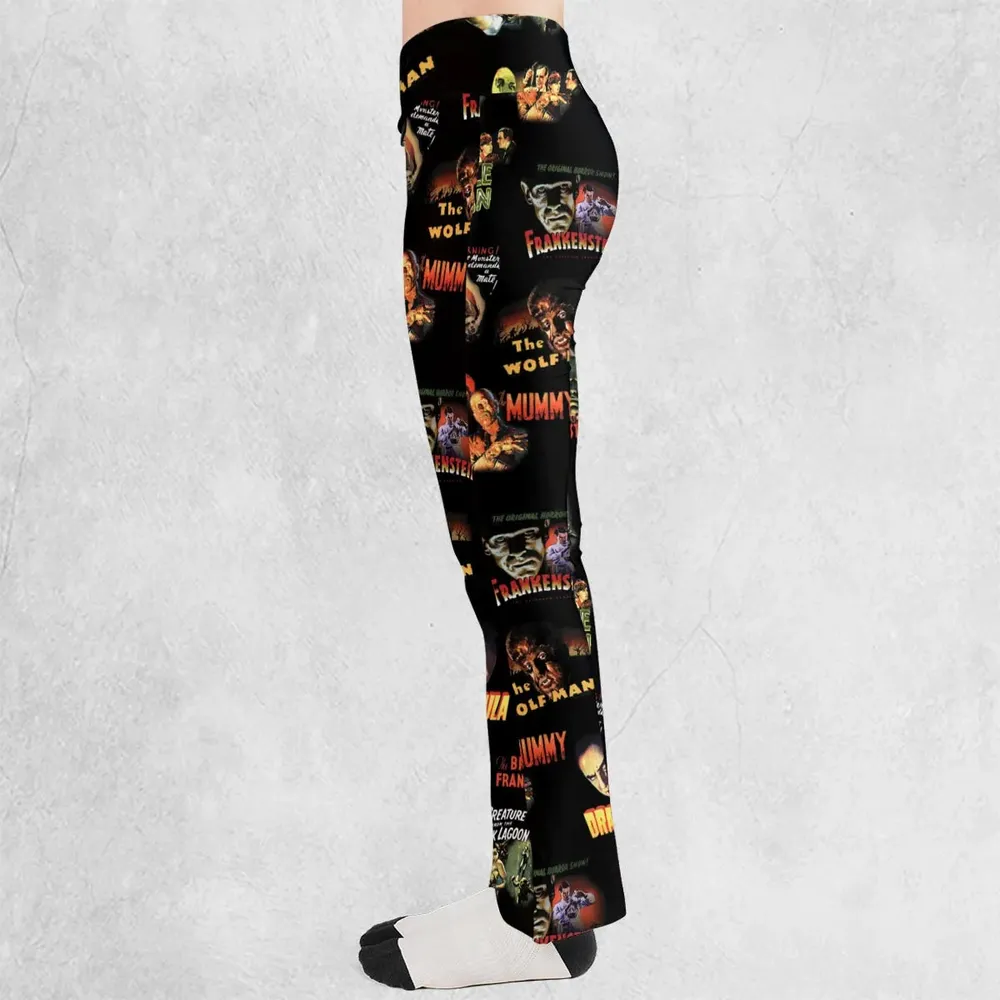 Teaming Monsters All Up Universal Monsters Flare Leggings - 3