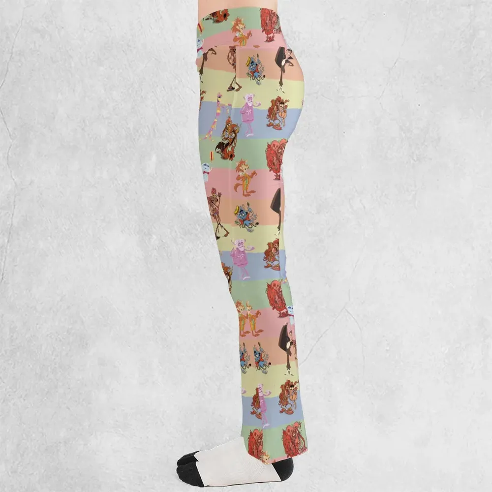 Spooky Monster Mash Cereal Monster Flare Leggings - 3