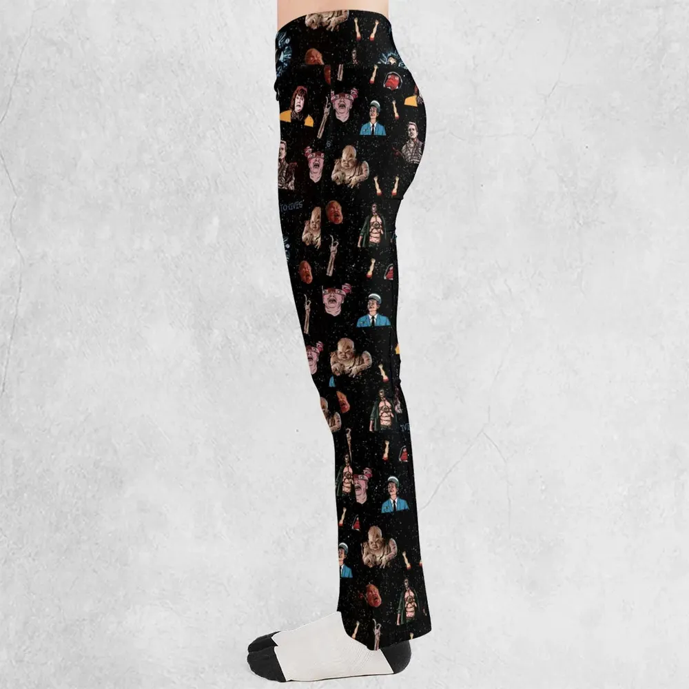Total Recall Pattern Flare Leggings - 3