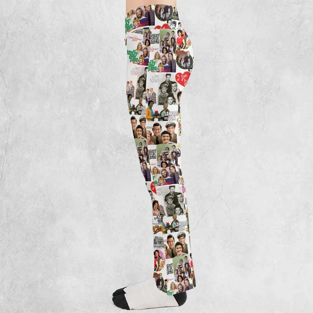 Stuck in the 80s Famous Sitcom Flare Leggings - 3