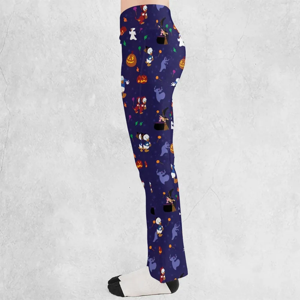 Spooky Month Halloween Flare Leggings - 3