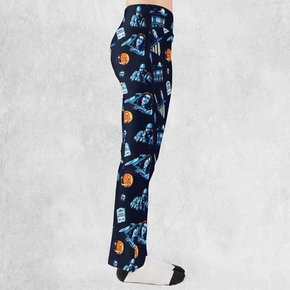 Horror Slasher Michael Myers Halloween Flare Leggings - 2