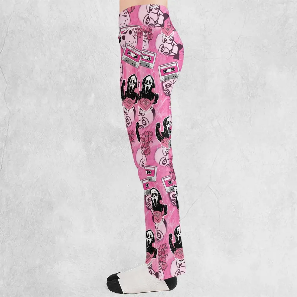 No Your Hang Up Mix Tape Flare Leggings - 3
