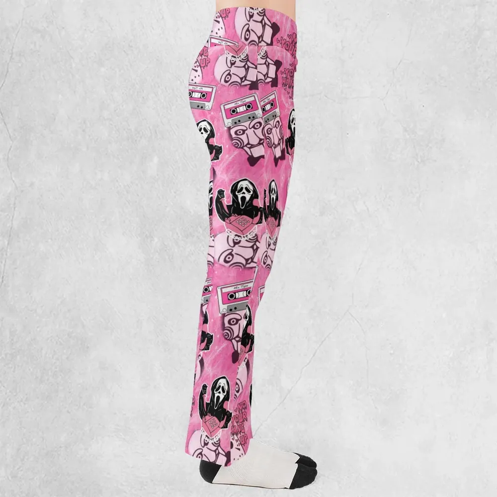 No Your Hang Up Mix Tape Flare Leggings - 2