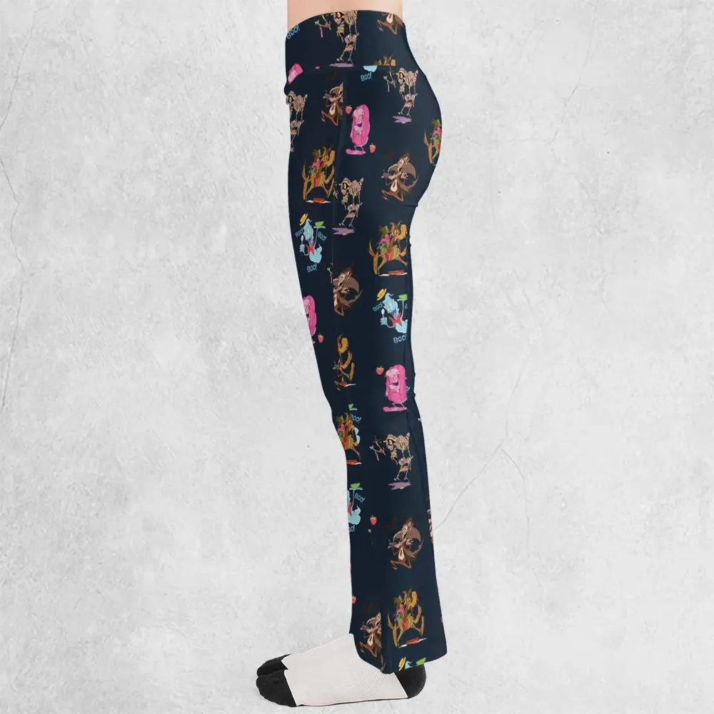 Funny Cereal Monsters Universal Monsters Flare Leggings - 3