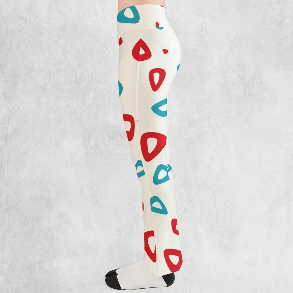 Togepi Pattern Pokemon Flare Leggings - 3