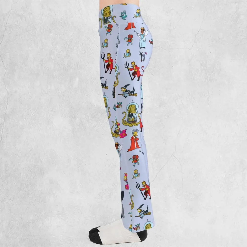 Halloween Costume The Simpsons Flare Leggings - 3
