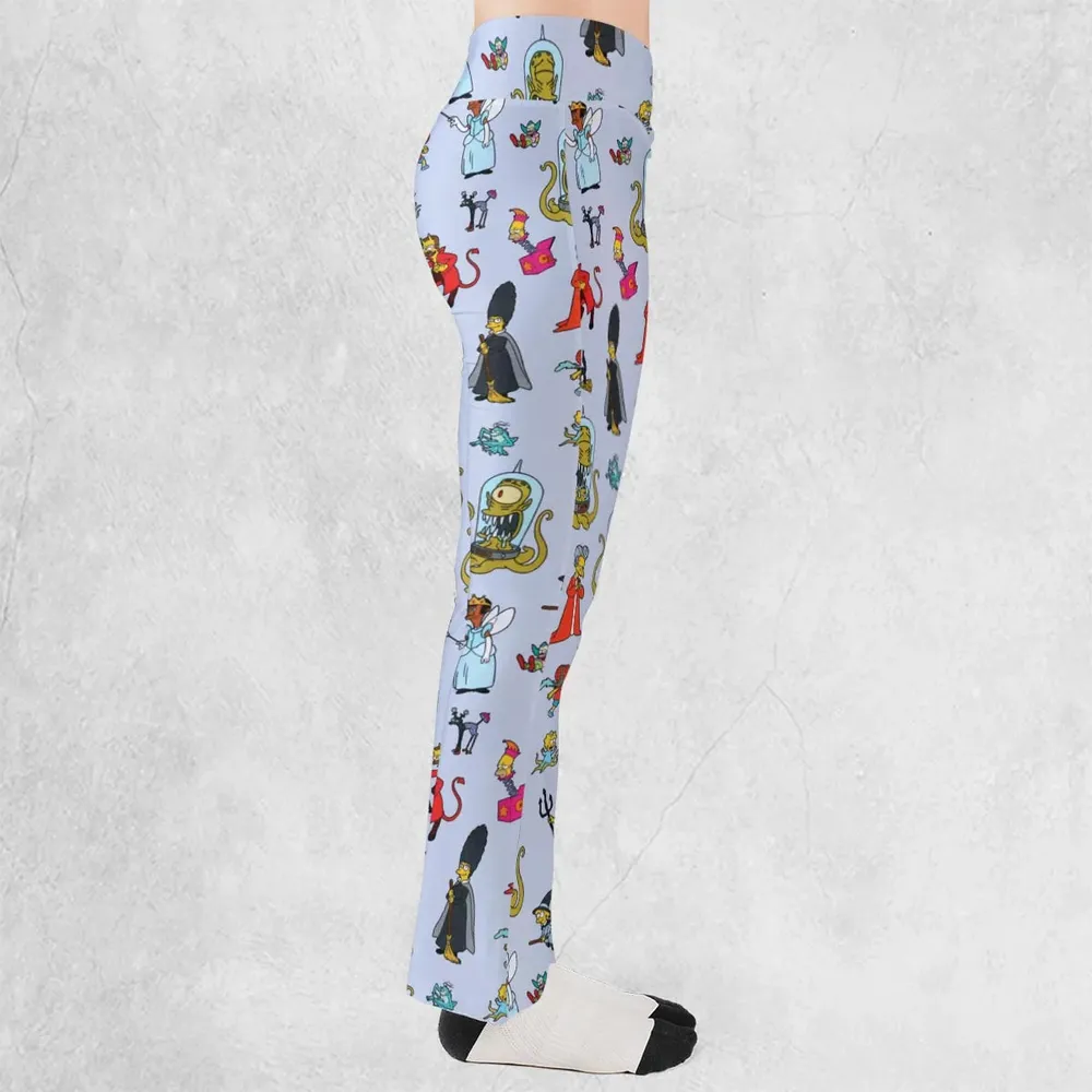 Halloween Costume The Simpsons Flare Leggings - 2