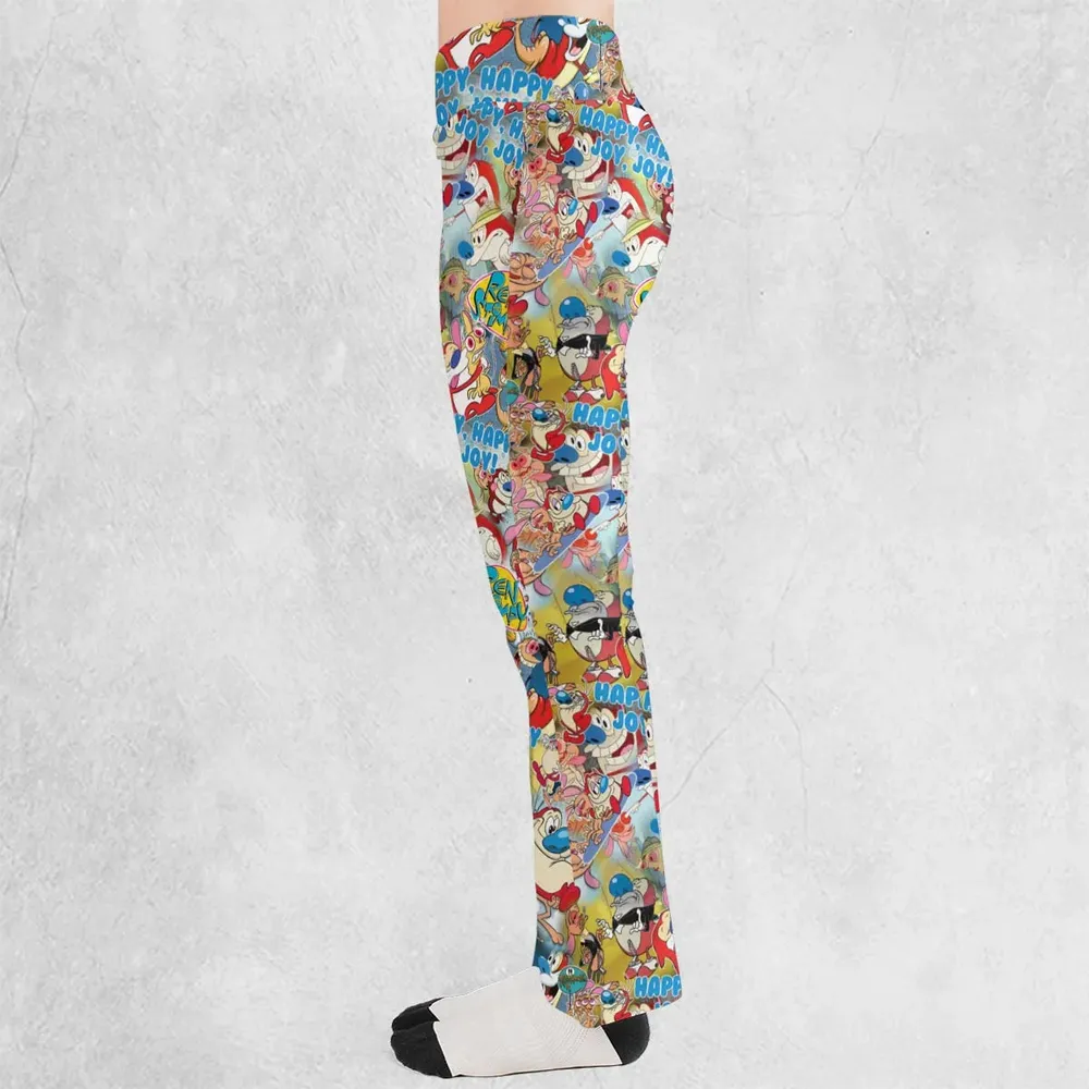 The Ren and Stimpy Show Flare Leggings - 3