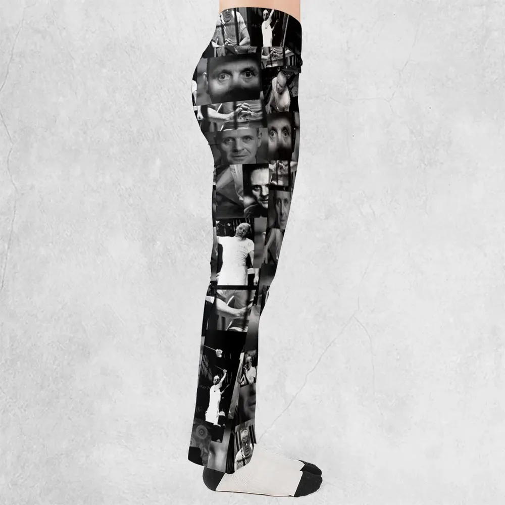 Hannibal Lecter The Silence of the Lambs Flare Leggings - 2