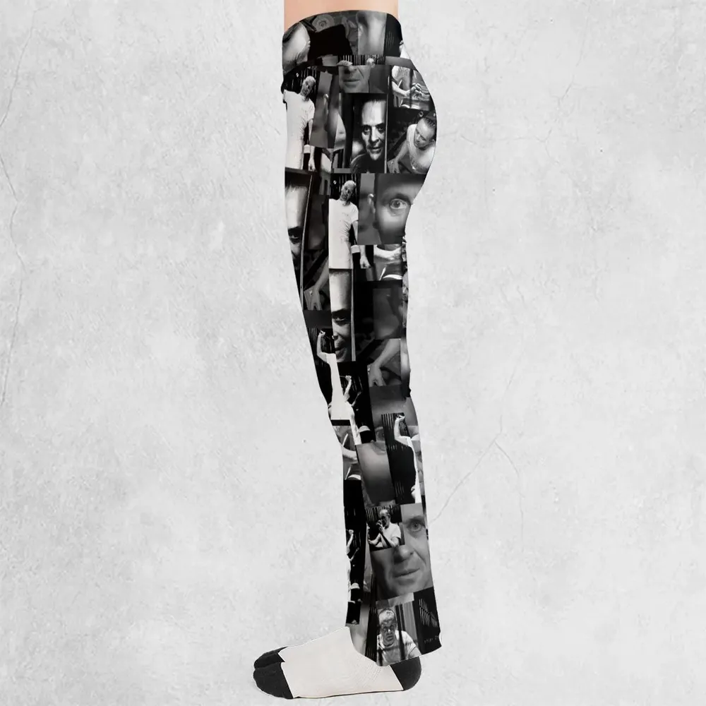 Hannibal Lecter The Silence of the Lambs Flare Leggings - 3