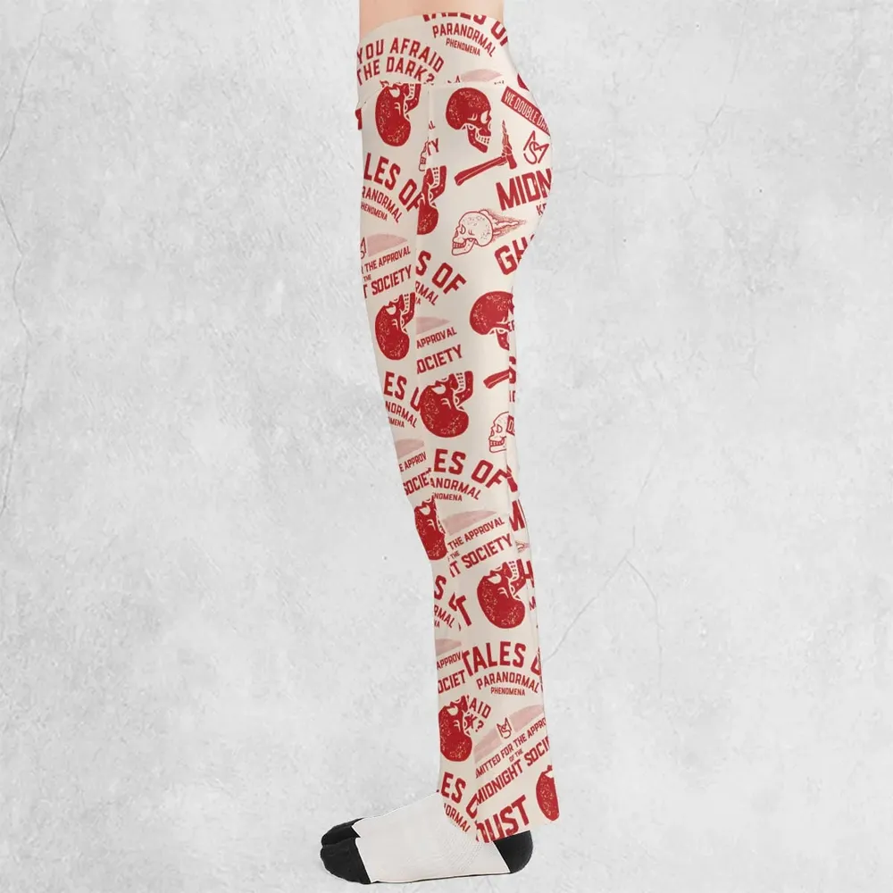 Midnight Dust Are You Afraid Of Dark Flare Leggings - 3