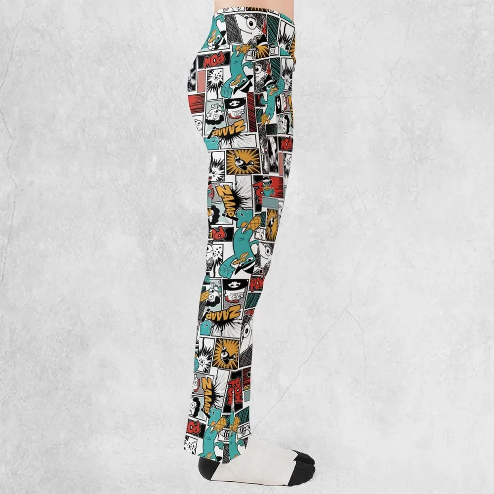 Zaaap! Phineas and Ferb Flare Leggings - 2