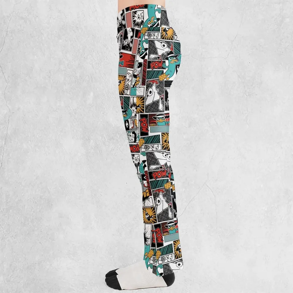 Zaaap! Phineas and Ferb Flare Leggings - 3