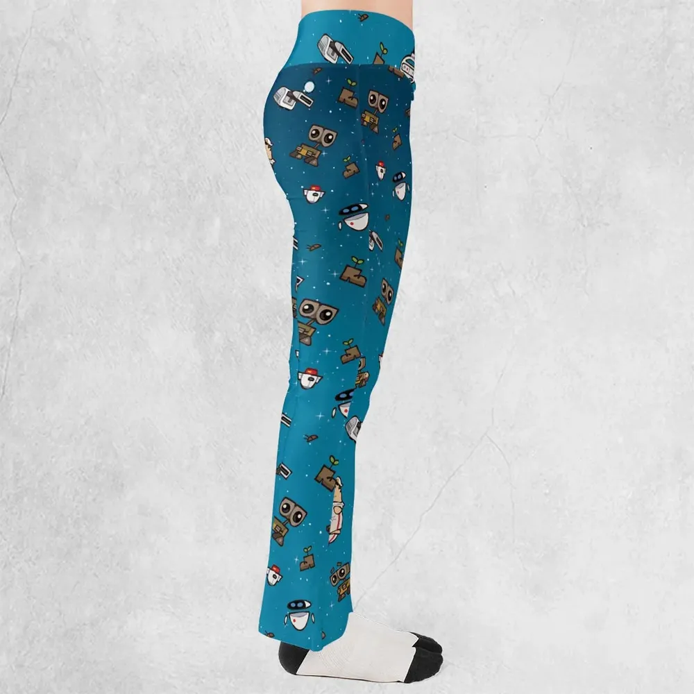 Space Vibes Wall-e Flare Leggings - 2