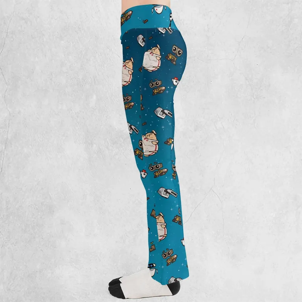 Space Vibes Wall-e Flare Leggings - 3