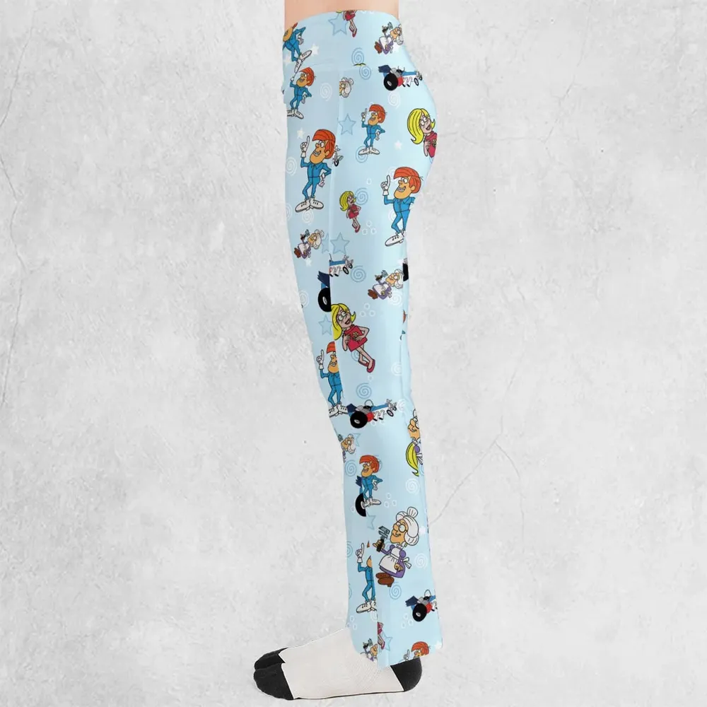 Retro Racer Tom Slick Flare Leggings - 3