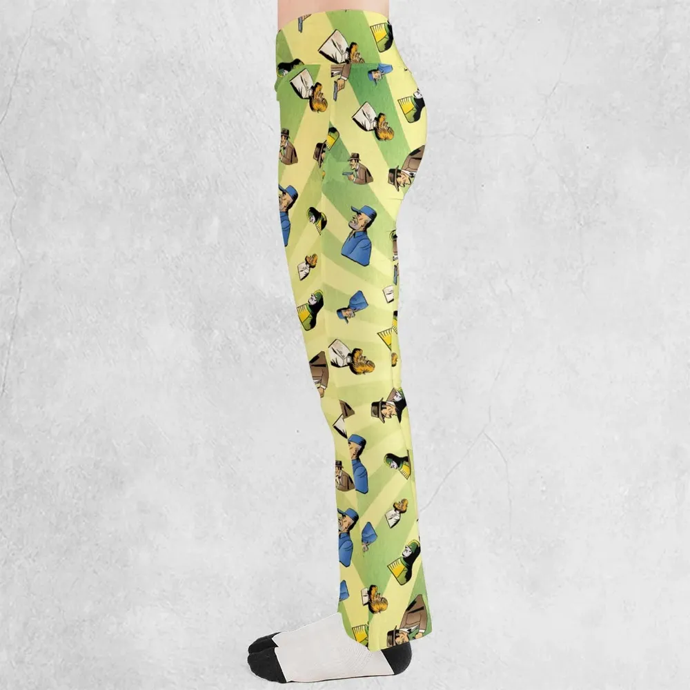 Goons Of '66 DC Comics Flare Leggings - 3