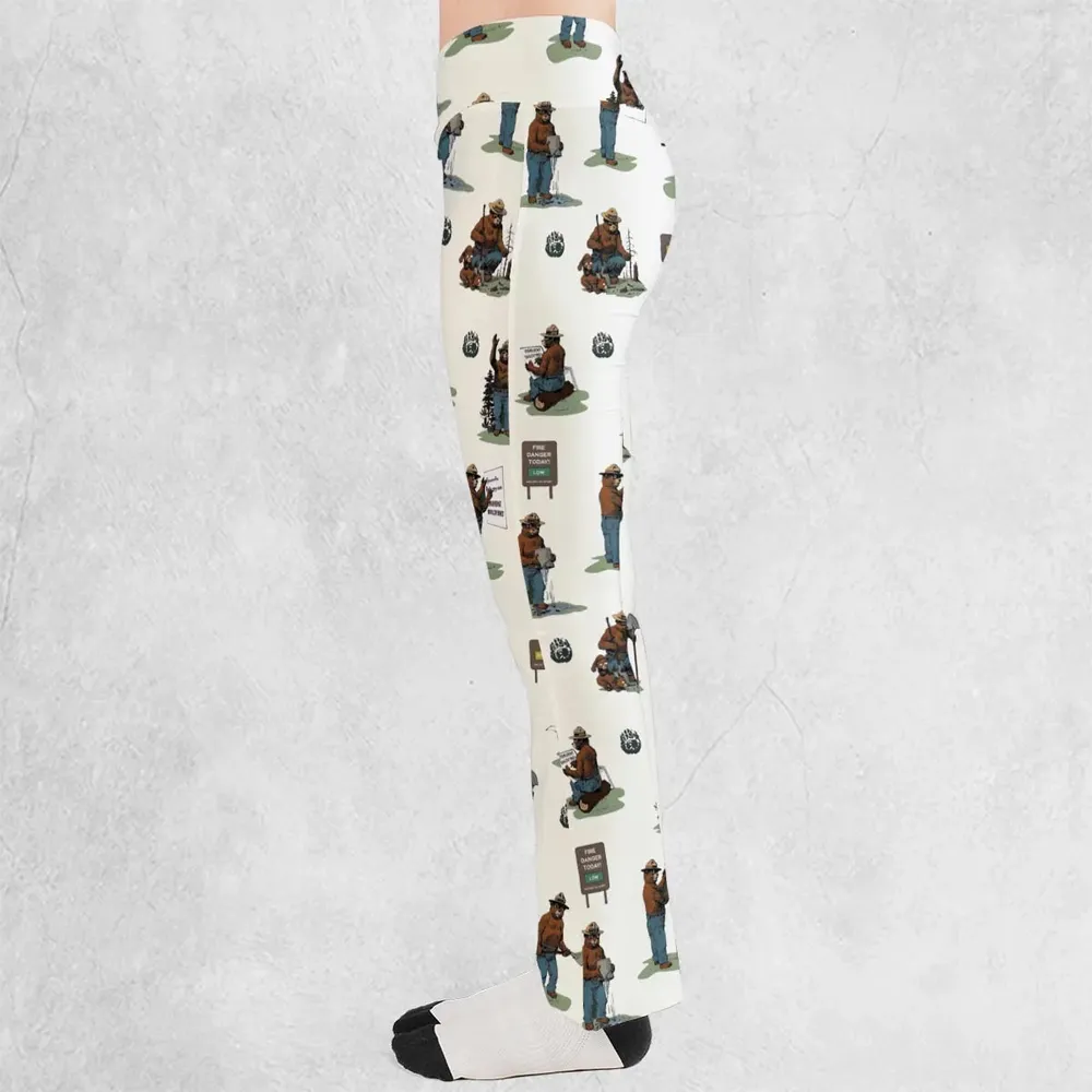 Smokey The Bear Flare Leggings - 3