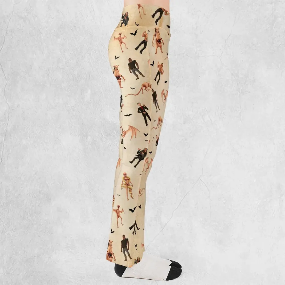 Midnight Madness From Dusk Till Dawn Flare Leggings - 2