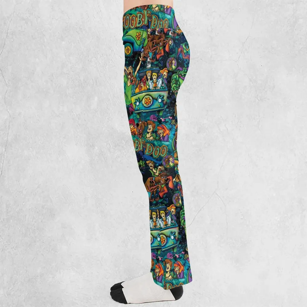 Monsters Mayhem and The Mystery Machine Scooby Doo Flare Leggings - 3