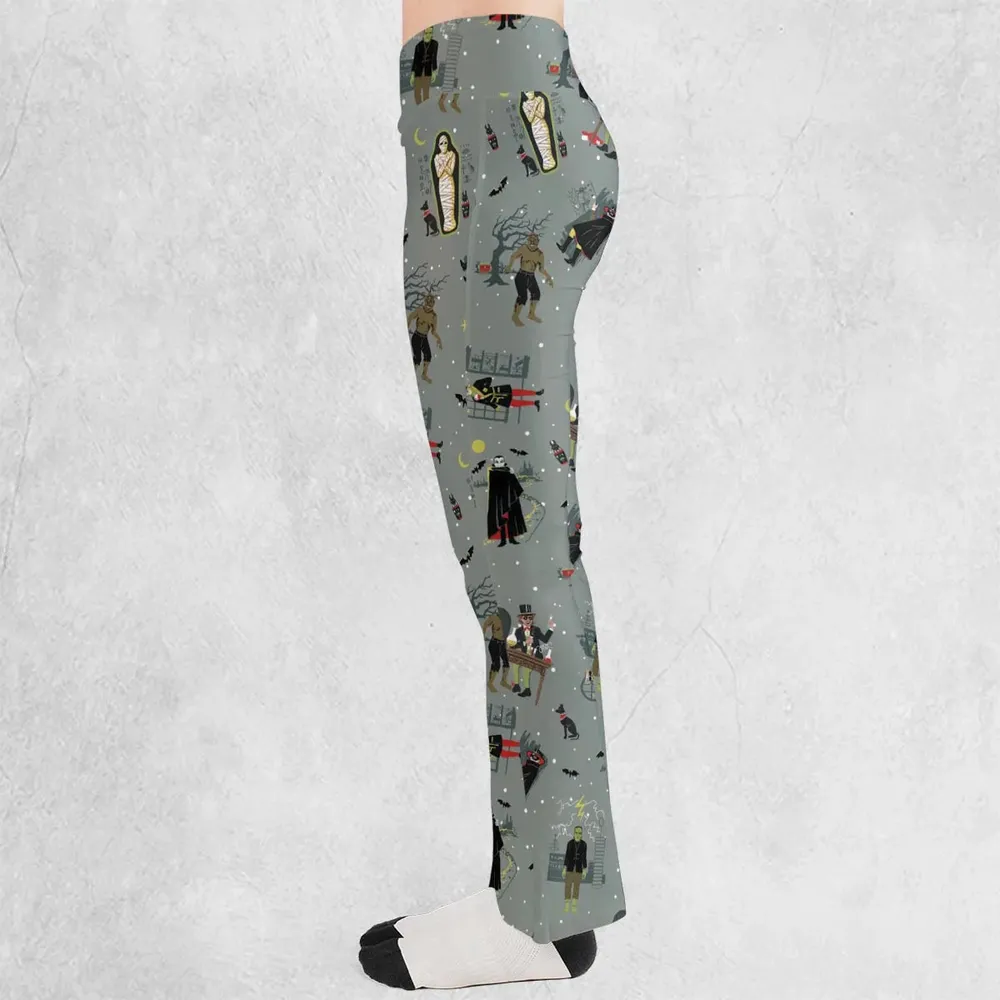 Classic Monsters Halloween Flare Leggings - 3