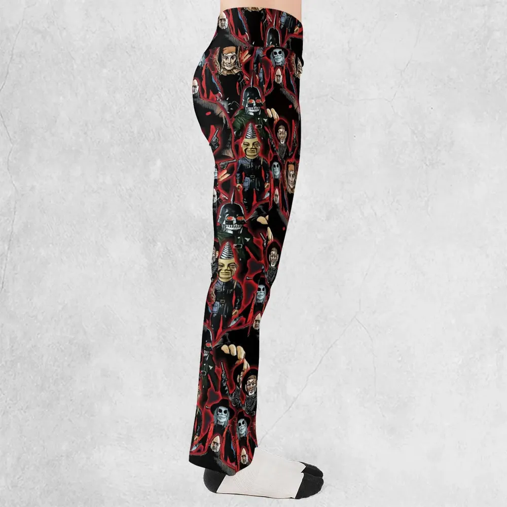 Puppet Master Collage Flare Leggings - 2