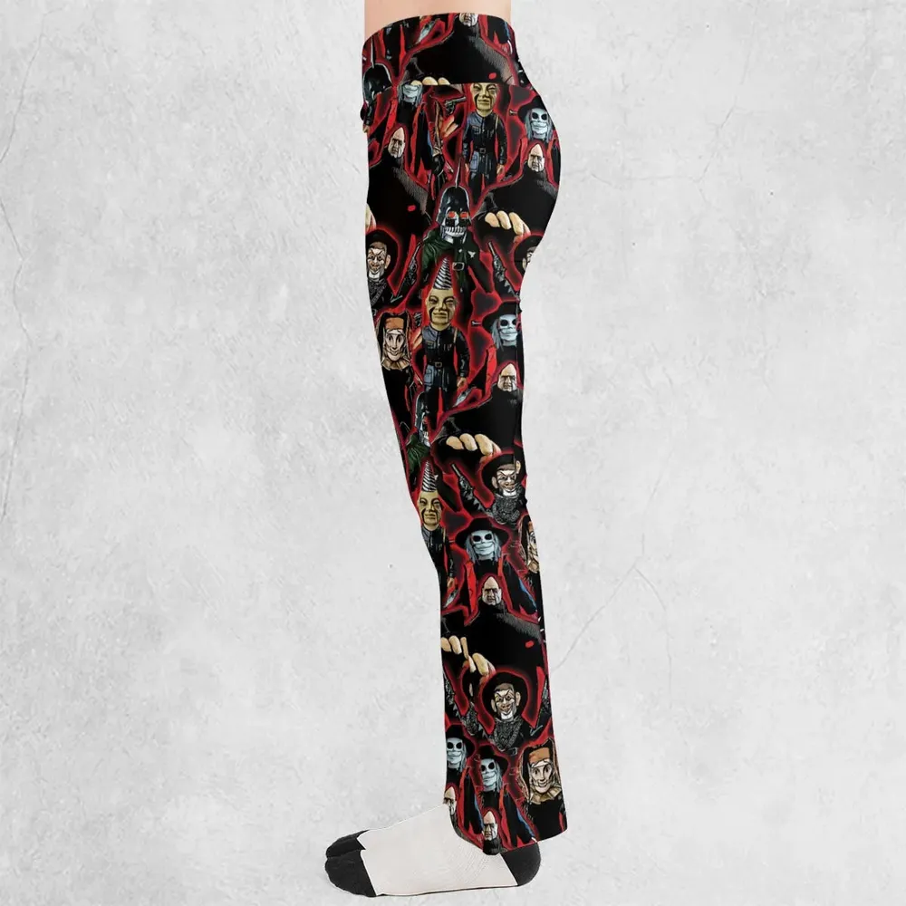 Puppet Master Collage Flare Leggings - 3