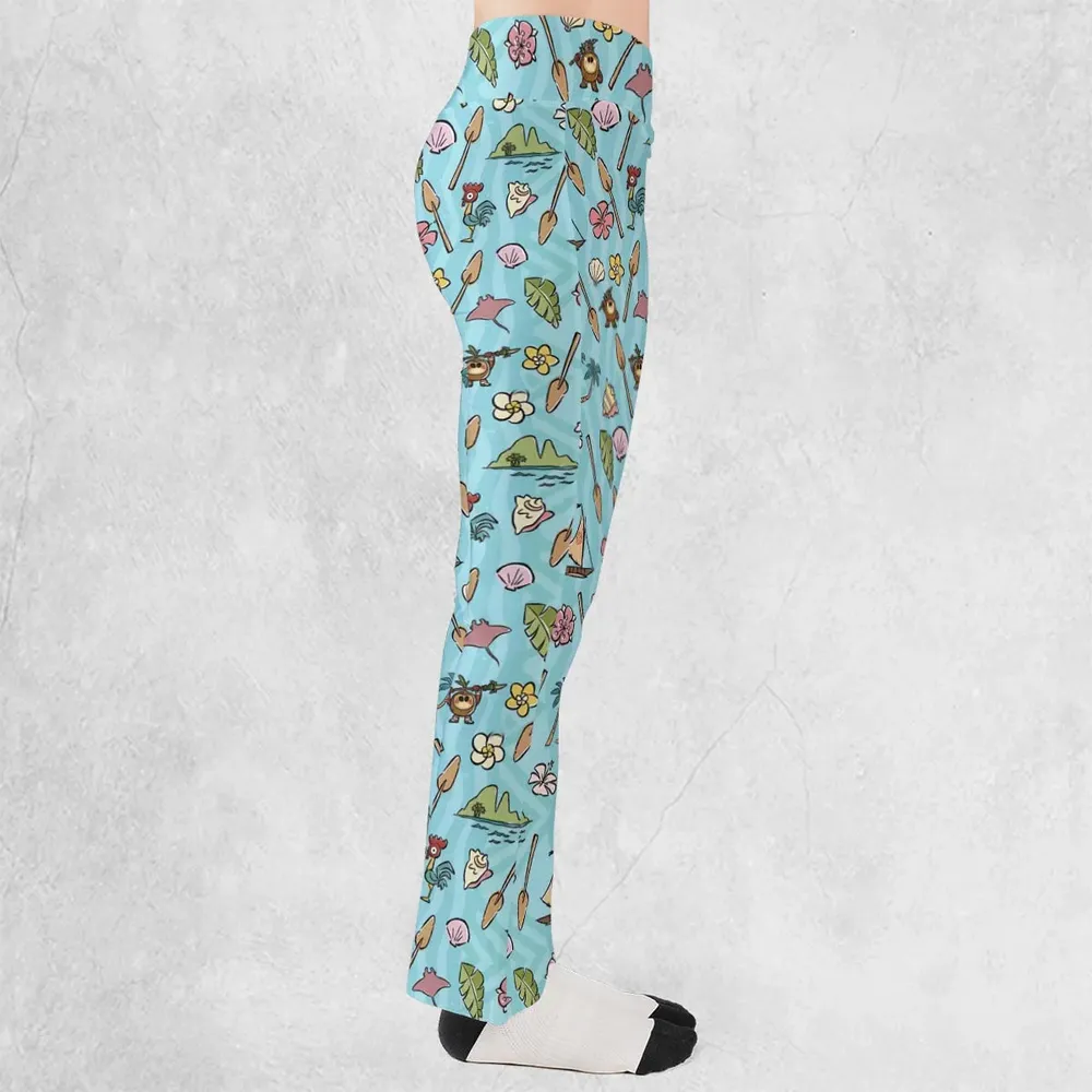Ocean Vibes Moana Flare Leggings - 2