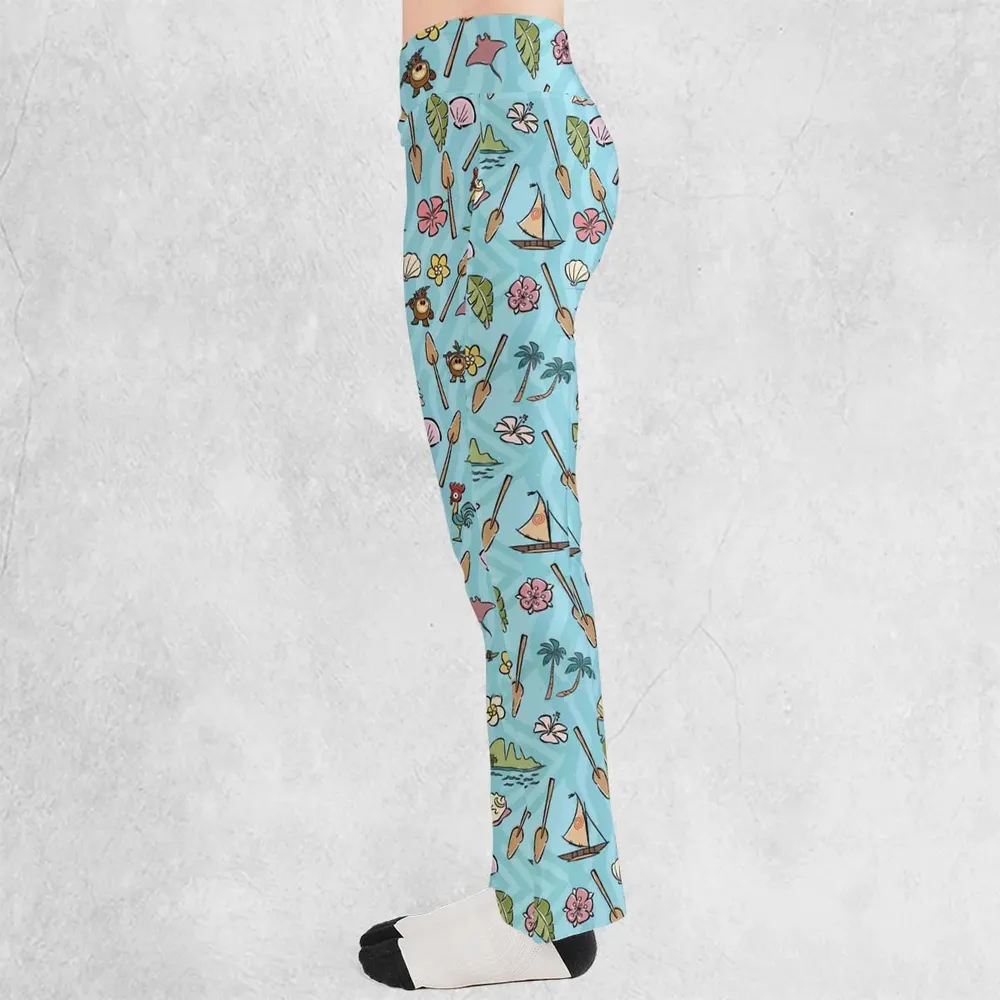 Ocean Vibes Moana Flare Leggings - 3