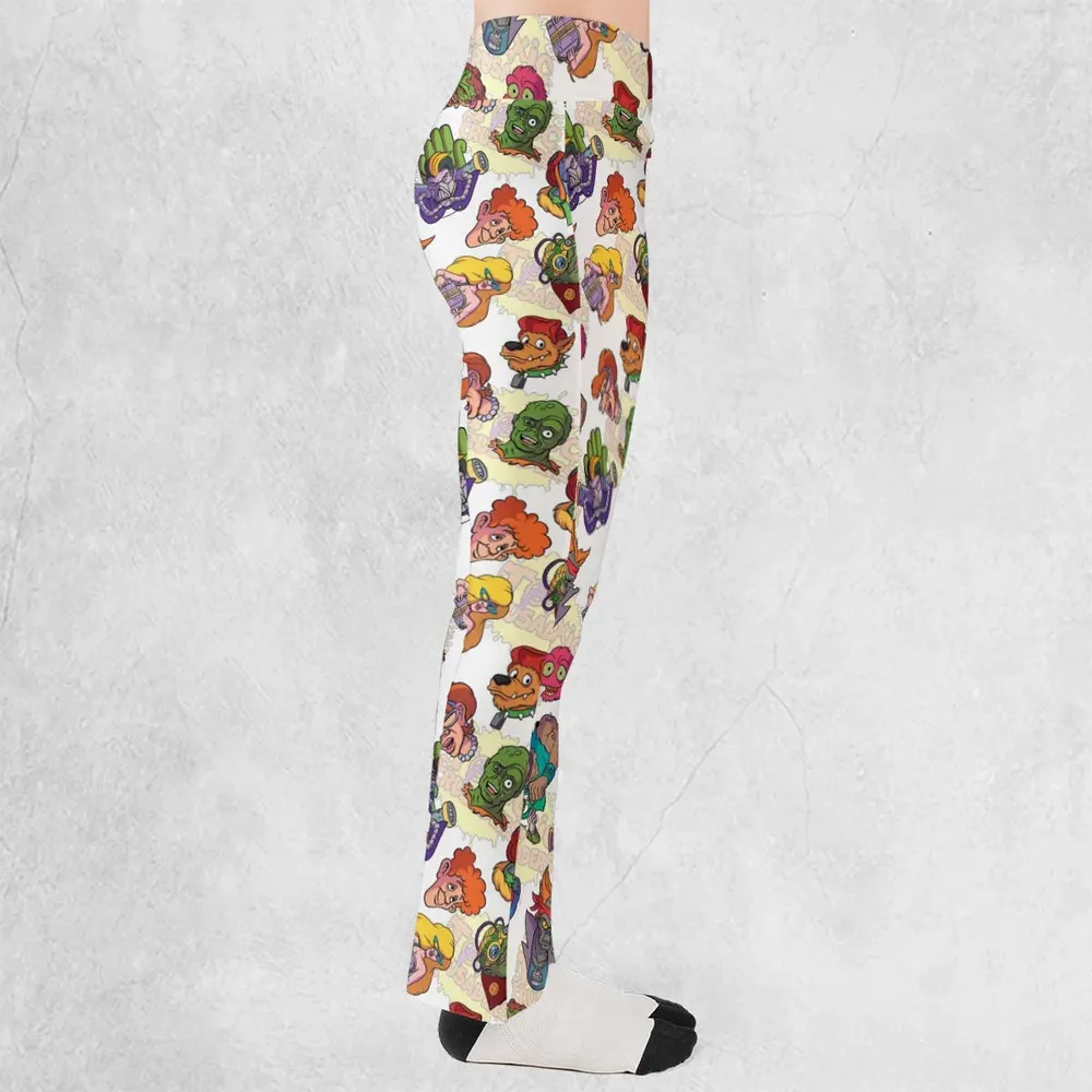 Mutant Merch Toxic Crusaders Flare Leggings - 2