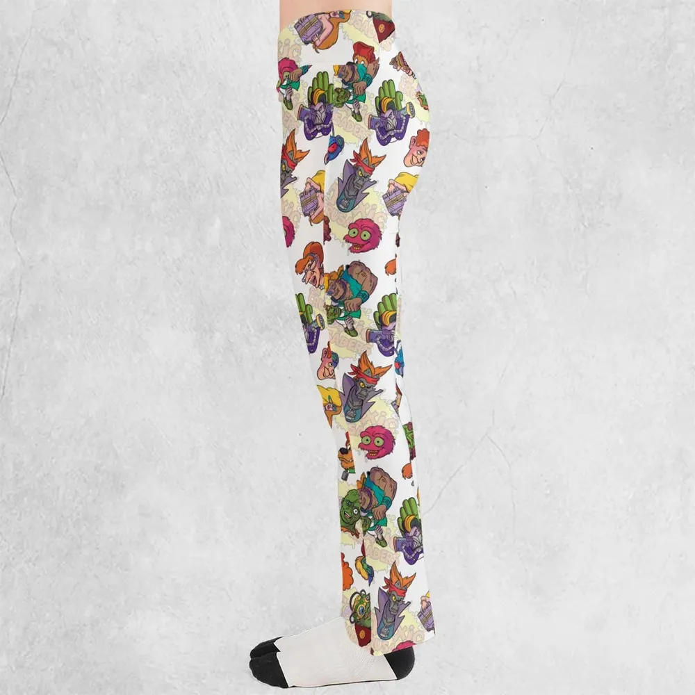 Mutant Merch Toxic Crusaders Flare Leggings - 3