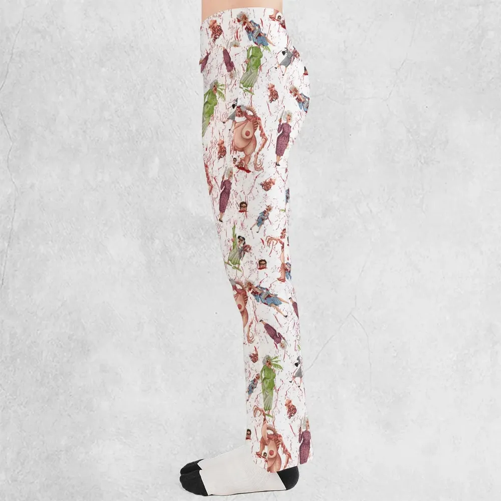 Braindead Dead Alive In North America Flare Leggings - 3