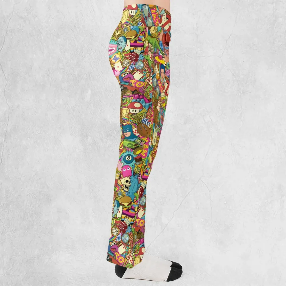 Nostalgia Toys Pop Culture Toys Flare Leggings - 2