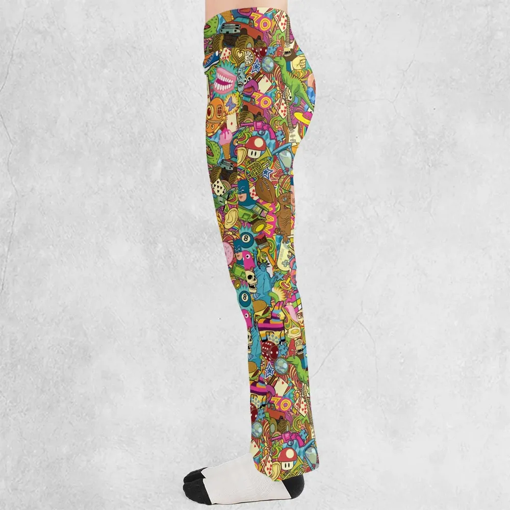 Nostalgia Toys Pop Culture Toys Flare Leggings - 3