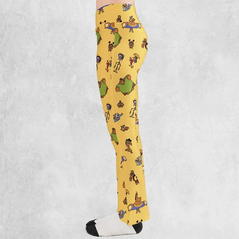 Groovy Threads The Emperor's New Groove Flare Leggings - 3