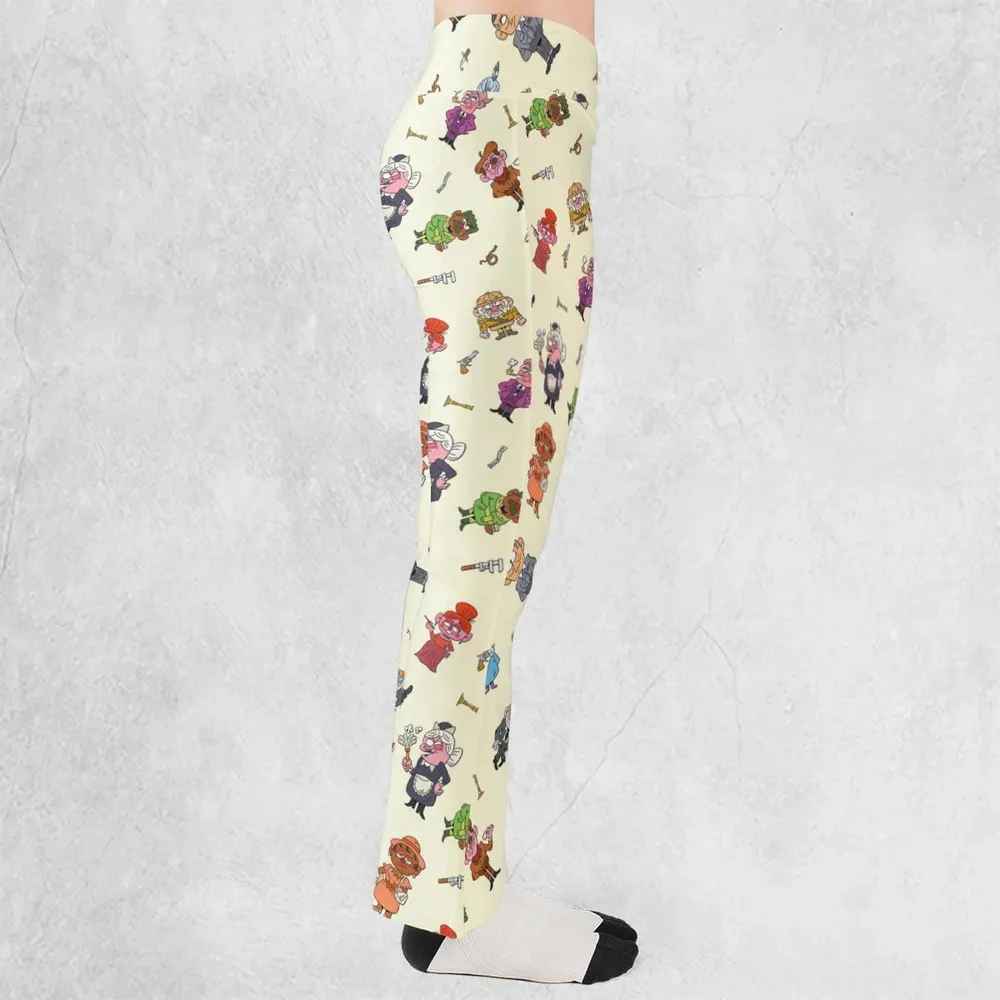 Board Game Drip Clue Flare Leggings - 2